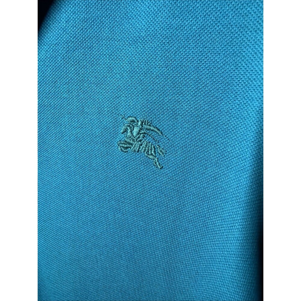 Burberry Men’s Team Short Sleeve Polo Shirt Collared Button Knit - L - Picture 2 of 4